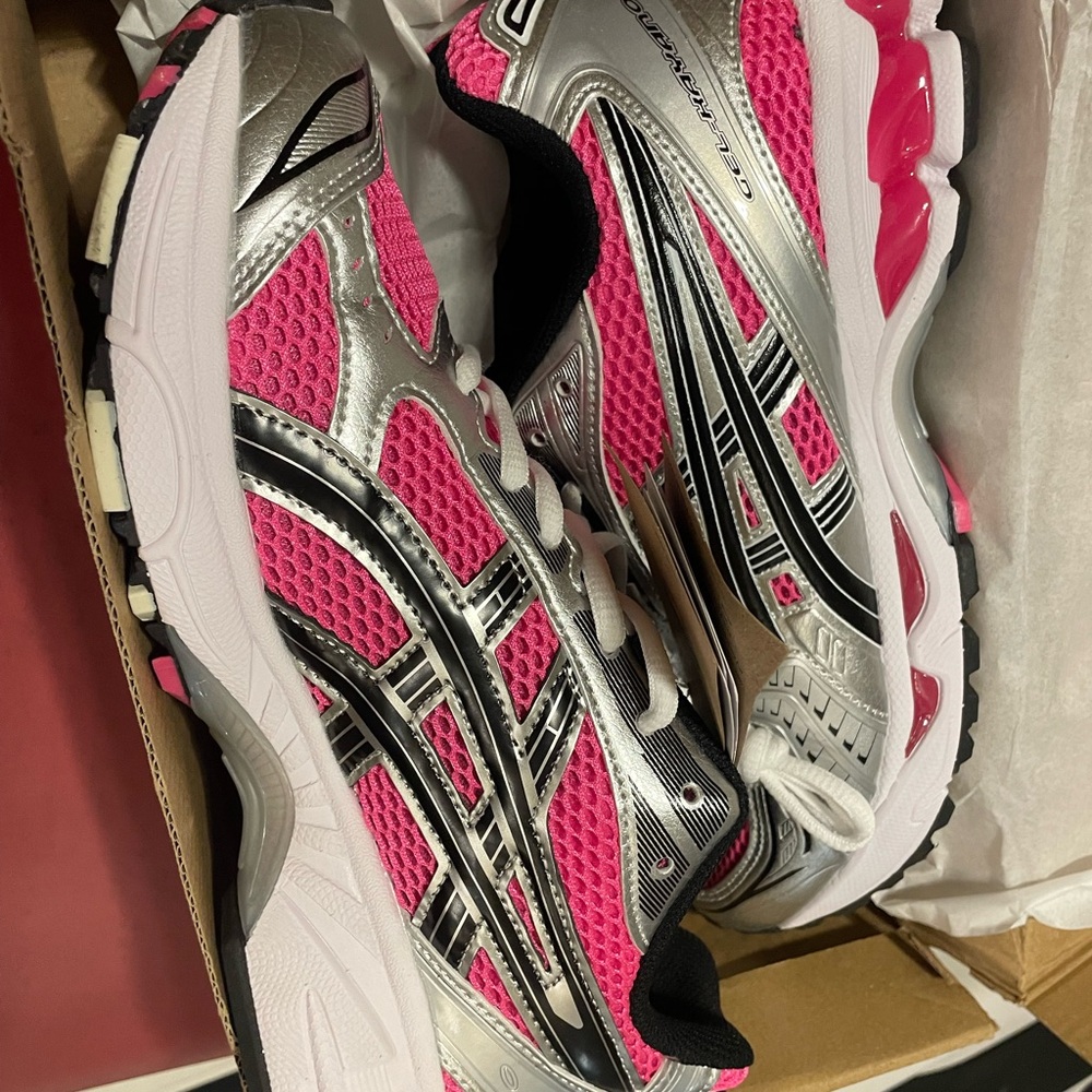 asics gel-kayano 14 pink glo black
